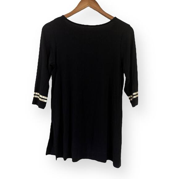 Harry Potter Shirt Womens Small Black Gold Wizarding World Hogwarts Graphic Tee - Picture 4 of 7